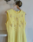 Vintage 60s Beaded Mini Dress Banana