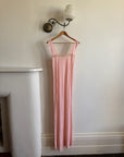 Vintage 30s Blush Pink Negligee Slip Dress