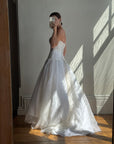 Vintage Y2K Pure Silk Drop Waist Princess Wedding Gown