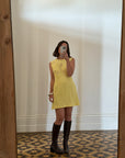 Vintage 60s Beaded Mini Dress Banana