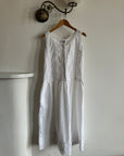 Vintage 90s Cotton Broderie Anglaise Sundress