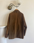 Vintage 90s Cognac Suede Barn Jacket