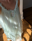 Vintage 60s Babydoll Shift Dress Mint