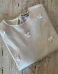 Vintage Baby Bows Wool Blend Knit Ivory