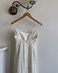 Vintage Y2K Slinky Beaded Wedding Slip Dress