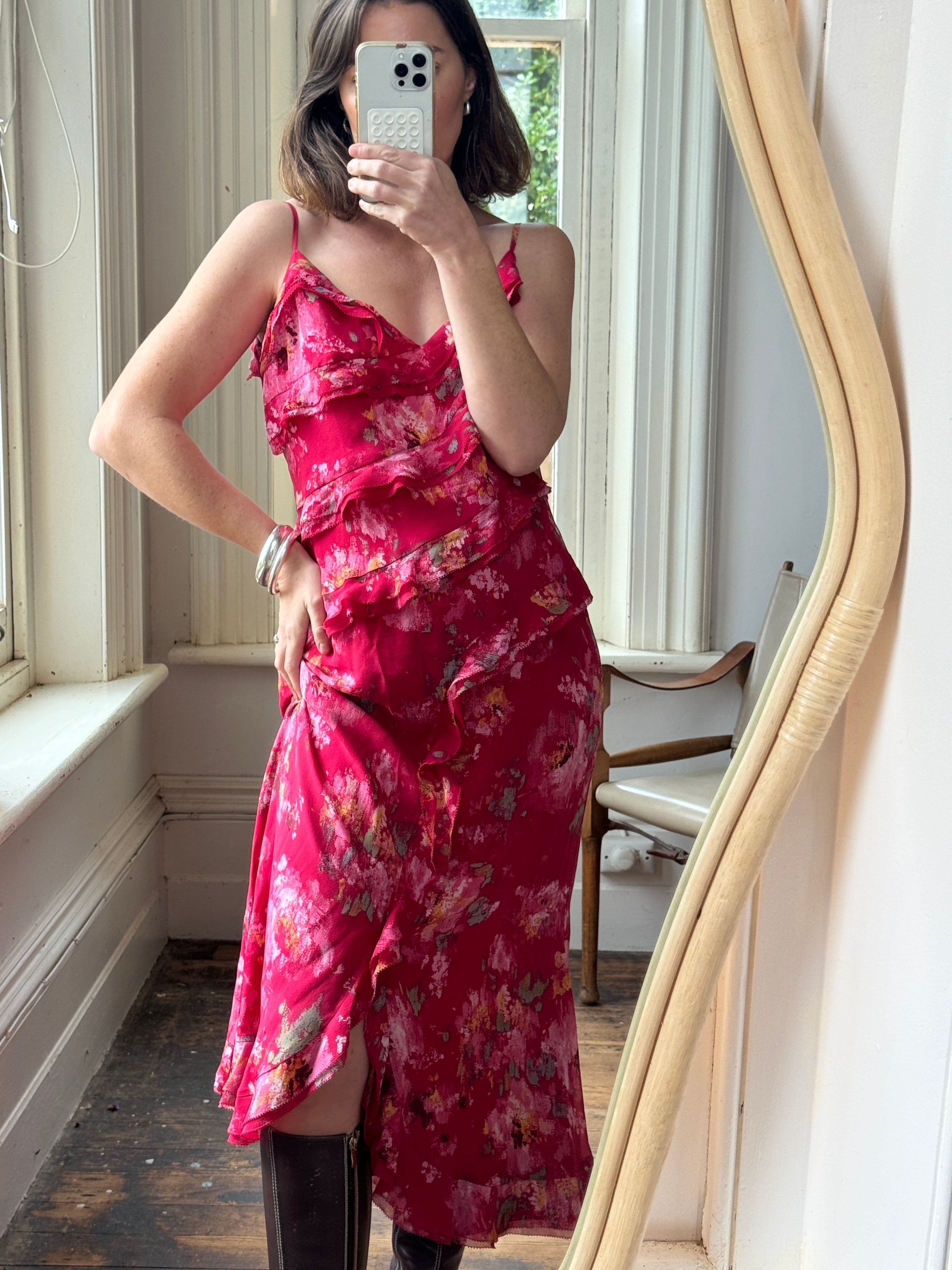 Escada floral dress on sale