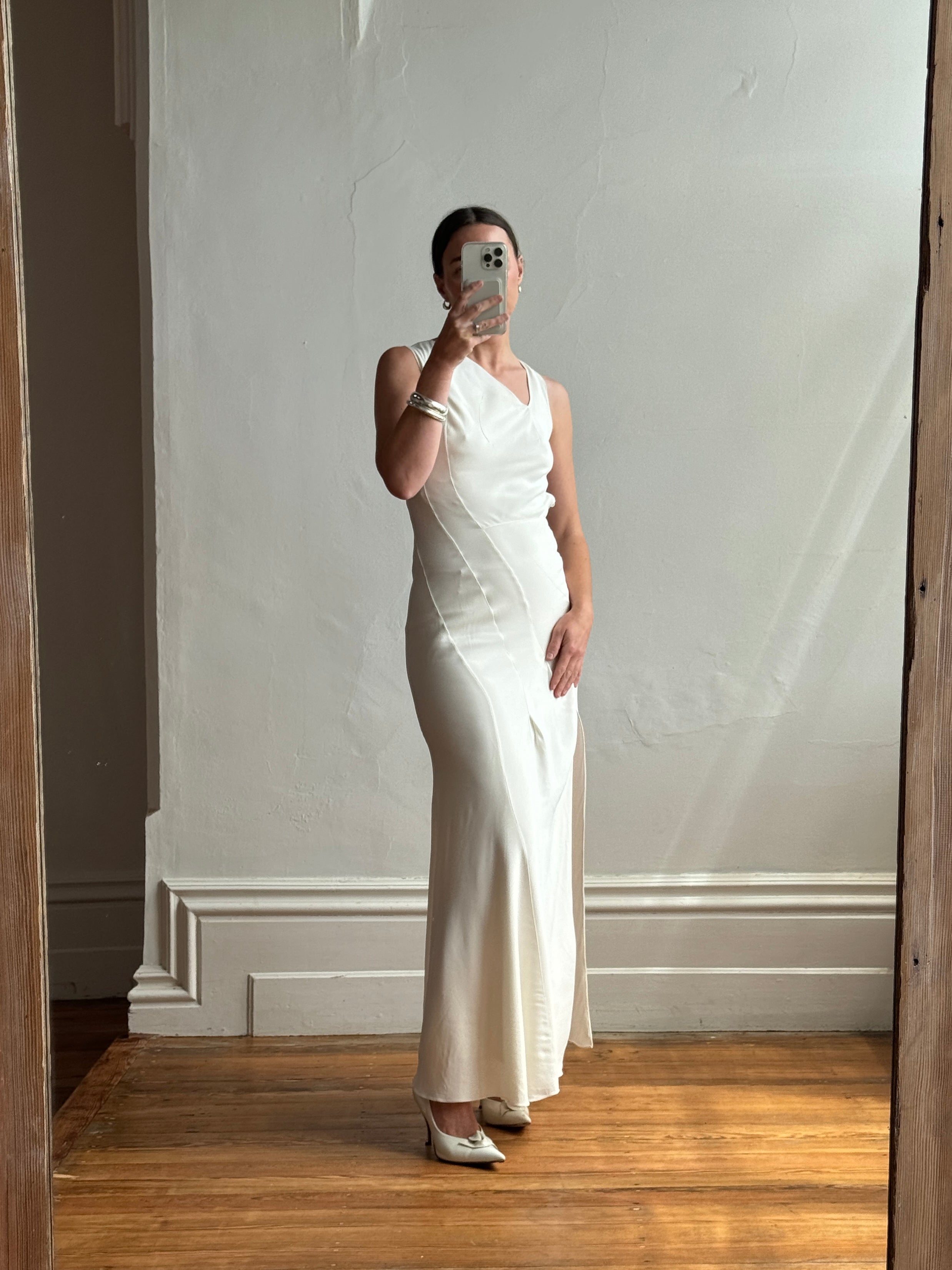 Vintage Y2K Christian Dior Wedding Dress Ivory