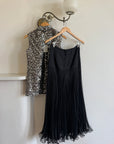 Vintage 60s Rare Embellished Tunic and Fluted Pant Set