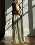 Vintage Y2K Pure Silk Chiffon Grecian Gown