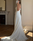 Vintage 90s Bridal Embellished Corset and Slip Skirt Set