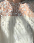 Vintage Y2K Vine Beaded Bridal Cape