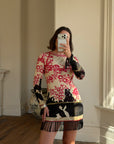 Vintage 2003 Chanel Fringed Knit Mini Dress