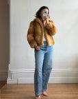 Vintage 70s Faux Fur Caramel Jacket