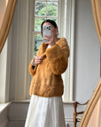Vintage 70s Honey Caramel Fur jacket