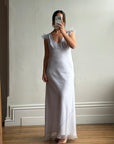 Vintage Y2K Lavender Bias Cut Dress