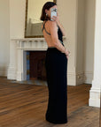Vintage 90s Bandage Rhinestone Backless Gown