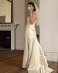 Vintage 90s Italian Sweetheart Bodice Lace Bridal Set
