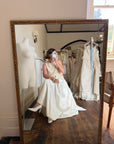 Vintage 90s Satin Princess Bridal Skirt