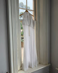 Vintage 90s Satin Cheongsam Sleeveless Bridal Dress