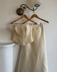 Vintage 90s Italian Sweetheart Bodice Lace Bridal Set