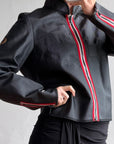 Vintage 90s Diesel Leather Zip Biker Jacket