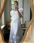 Vintage 60s Puff Sleeve Romantic Wedding Dress