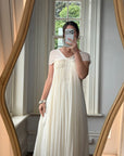 Vintage Y2K Pure Silk Grecian Bridal Gown