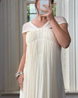Vintage Y2K Pure Silk Grecian Bridal Gown