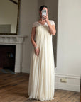 Vintage Y2K Pure Silk Grecian Bridal Gown