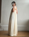 Vintage Y2K Pure Silk Grecian Bridal Gown