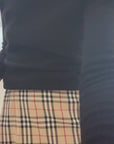 Vintage Burberry Tartan Mini Skirt With Buckle