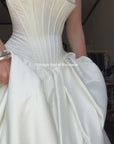 Vintage 1992 Corset Satin Wedding Gown