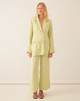 Jillian Boustred Darcey Oversized Blazer Mint Twill