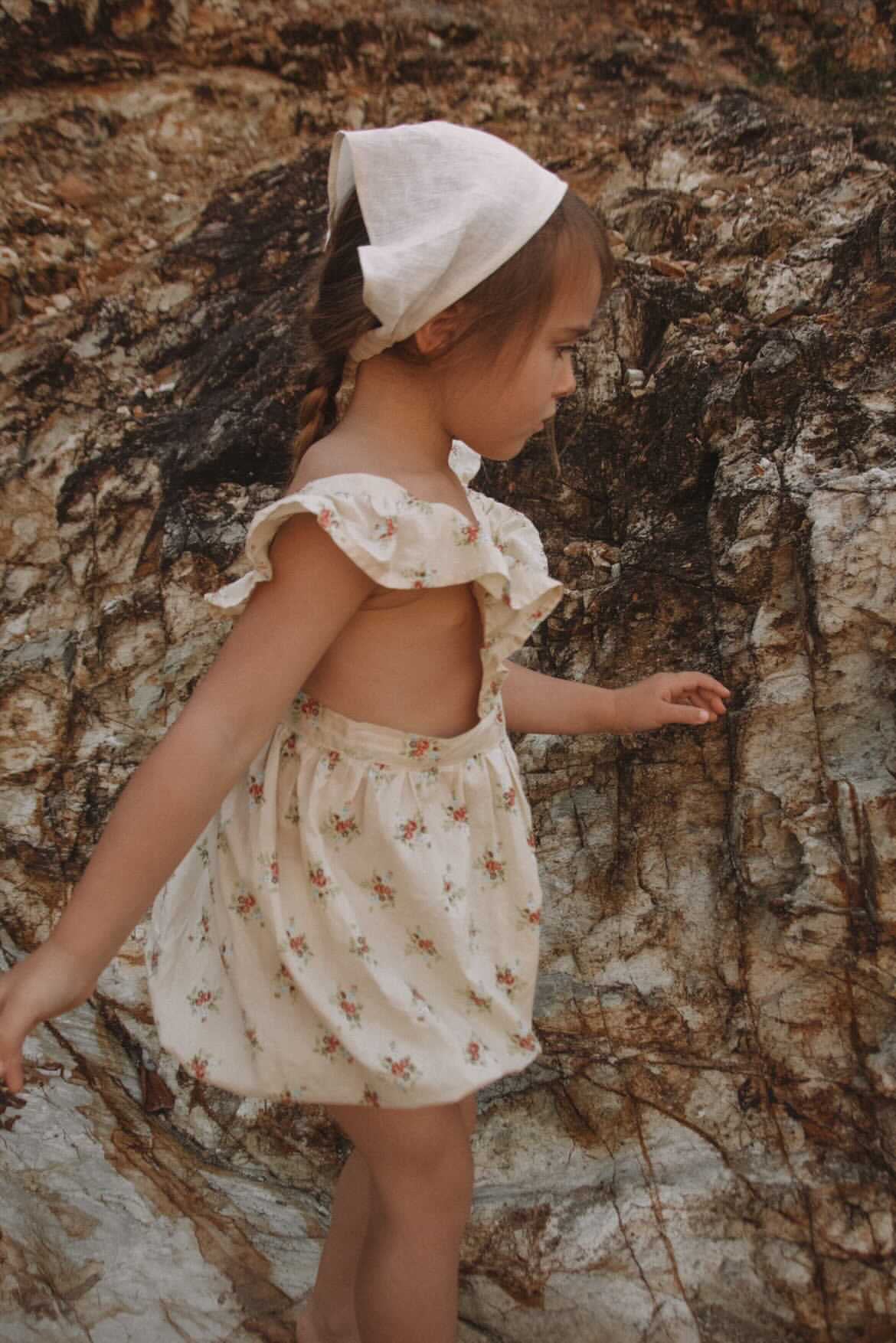 Harlow Linen Bandana Natural