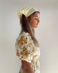Harlow Linen Bandana Lemon