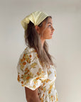 Harlow Linen Bandana Lemon