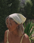 Harlow Linen Bandana Lemon