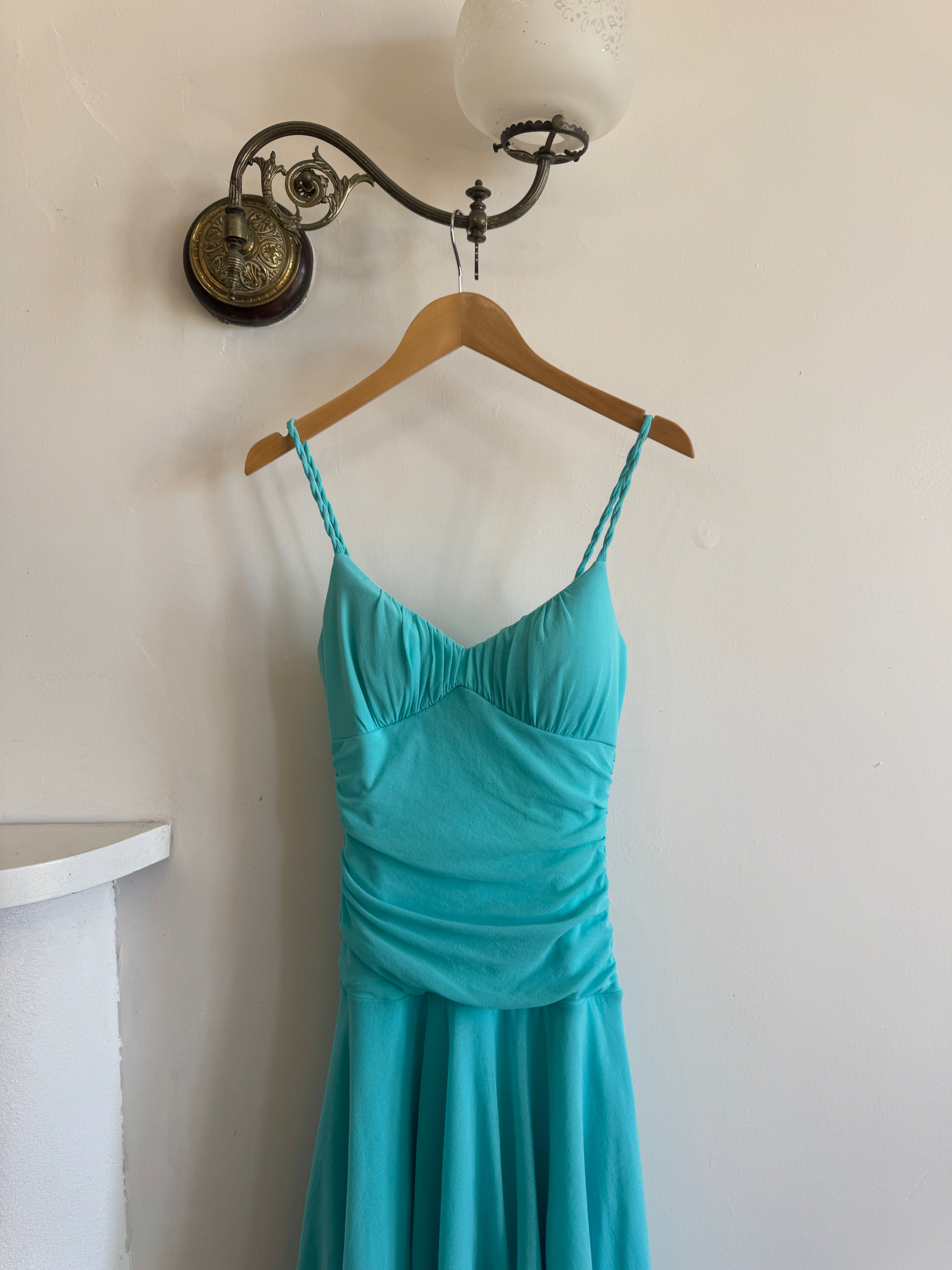 Vintage Y2K Aqua Fairy Dress