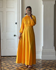 Vintage 70s Marigold Swing Maxi Dress