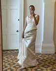 Vintage 90s Classic Satin Bridal Skirt