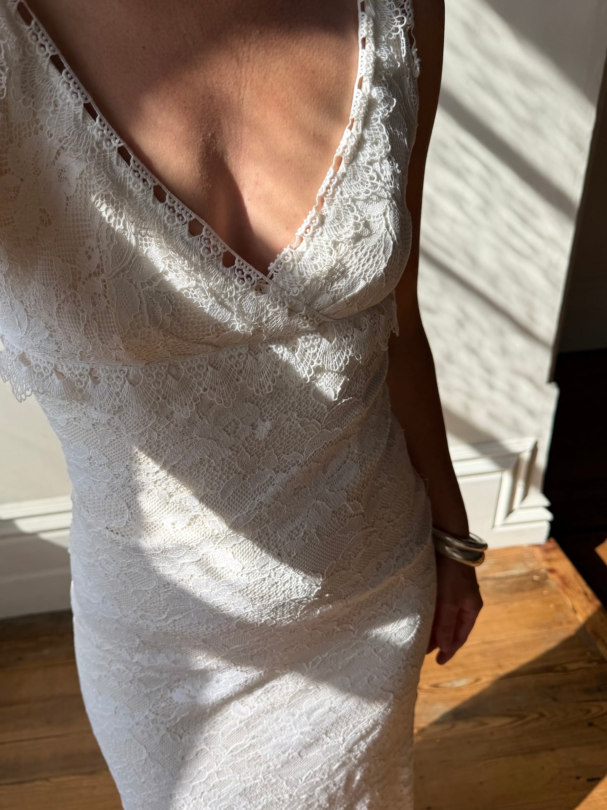 Vintage Y2K Collette Dinnigan Lace Wedding Dress