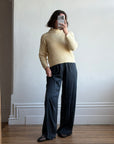 Vintage 90s Australian Pure Wool Cable Knit Jumper Creme
