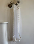 Vintage Juliette Floral Cap Long Veil