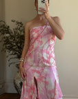Vintage Y2K Fairy Floss Embellished Ruffle Gown