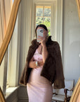 Vintage 70s Nougat Fur Jacket