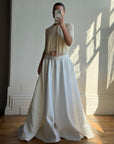 Vintage 60s Merino Wool Beaded Fringe Cardi and Tank Set