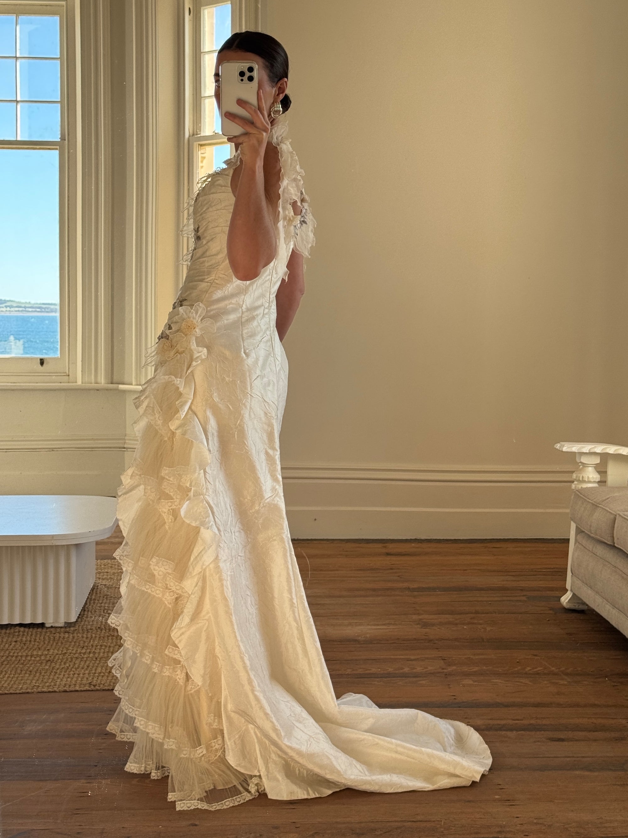 Vintage 90s Fairy Garden Wedding Gown Ivy