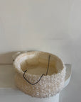 Vintage 60s 3D Floral Tulle Pillbox Hat