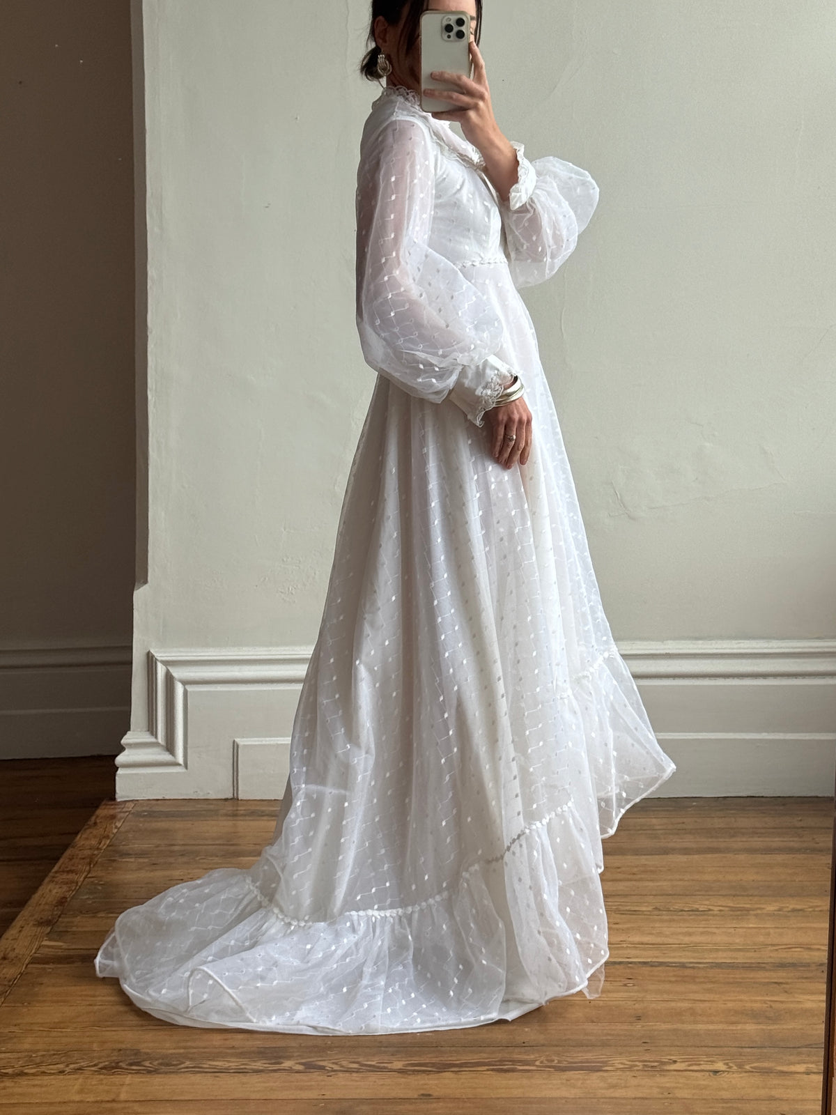 Vintage 70s Swiss Dot Prairie Wedding Dress – Call Me The Breeze Vintage 70s Swiss Dot Prairie Wedding Dress – Call Me The Breeze