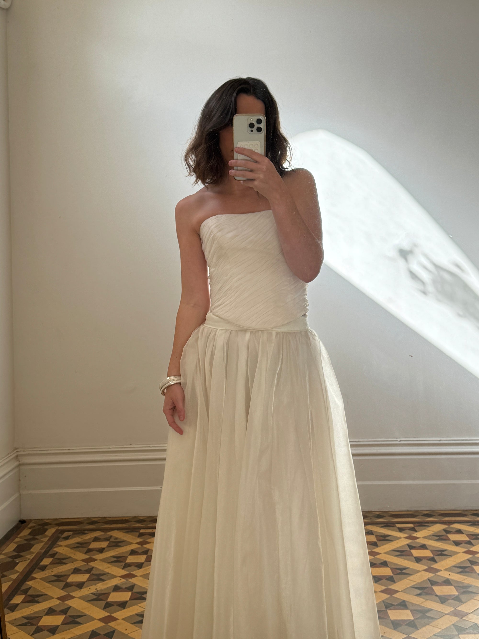 Vintage Organza Bridal Bustier
